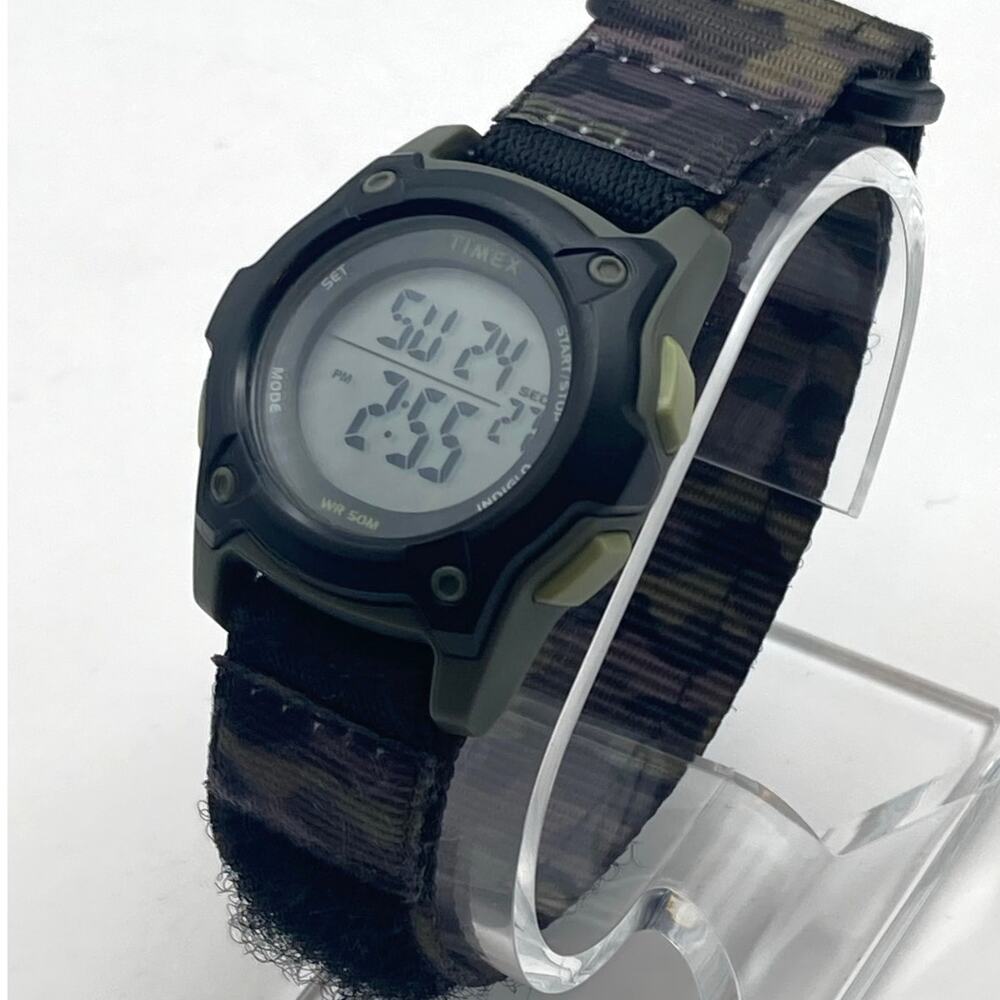Timex Time Machine TW7C277500 Kids Digital Watch Camo Adjustable Strap WR 50m - Picture 4 of 16